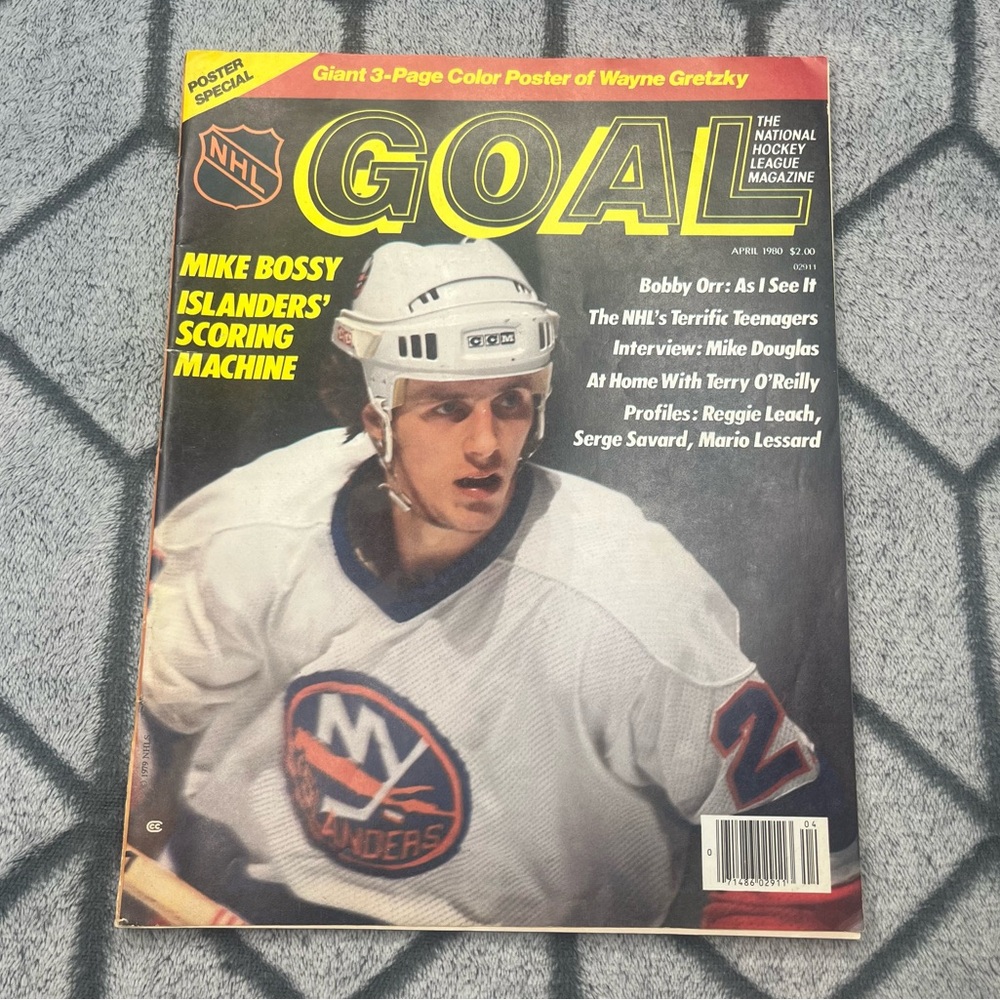 Vintage NHL National Hockey League GOAL Magazine Lot of 4 1980s - Picture 7 of 8